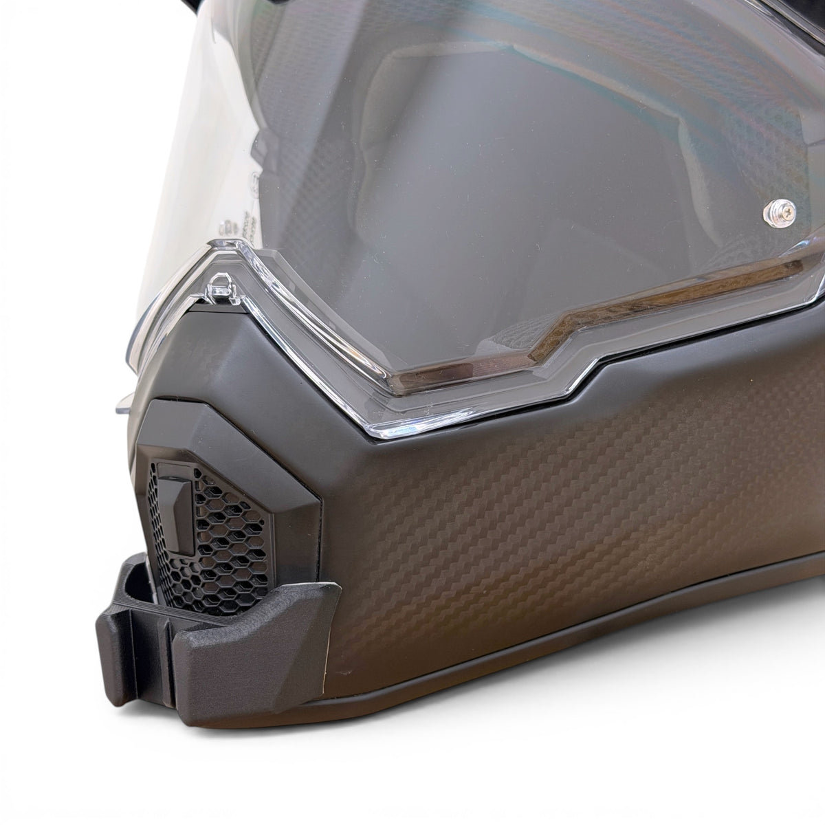 Soporte mentonera GoPro e Insta360 para casco AGV AX9 - vista 2