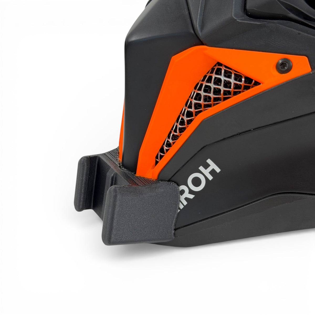 Soporte mentonera GoPro e Insta360 para casco Airoh Aviator 3 - vista 2