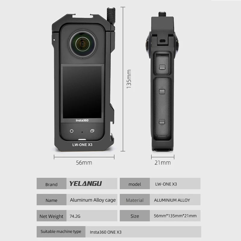 Case insta360 X3