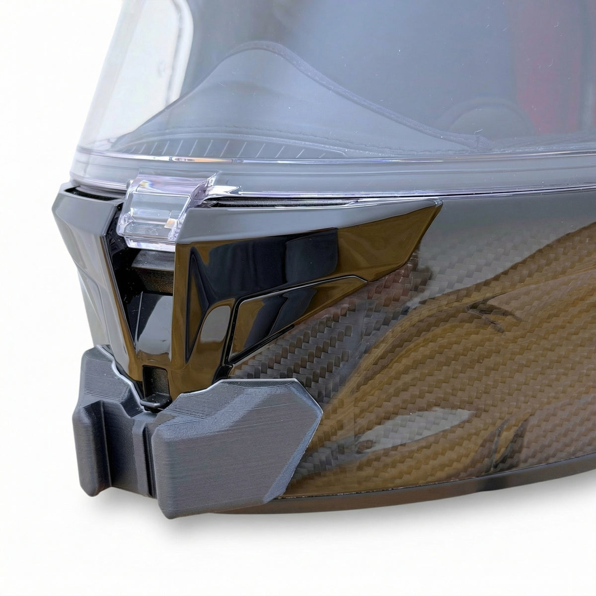 Soporte mentonera GoPro e Insta360 para casco Shark Spartan GT Pro - vista 2