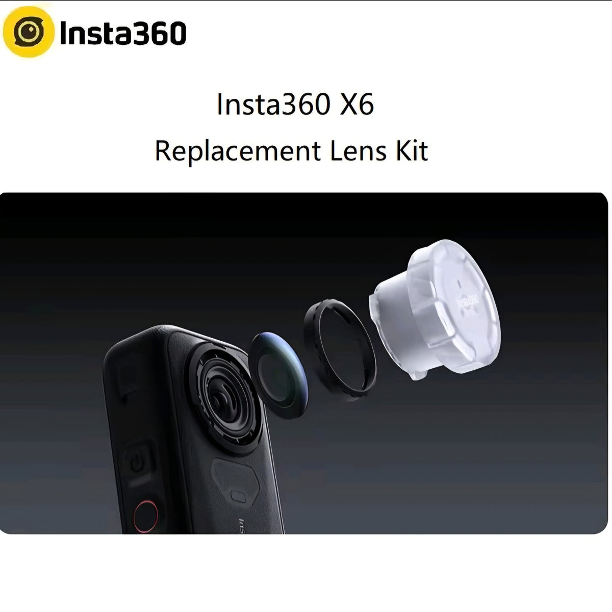 Repuesto Lente Doble Insta360 x6