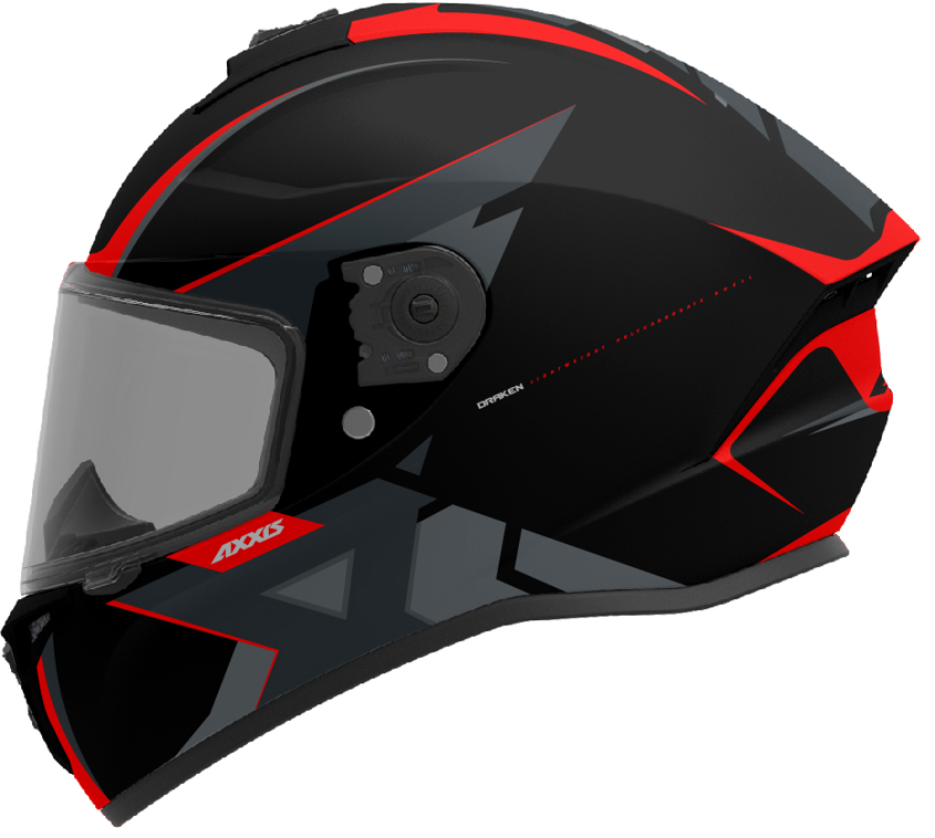 AXXIS DRAKEN FRANTIC B5 - MATT RED