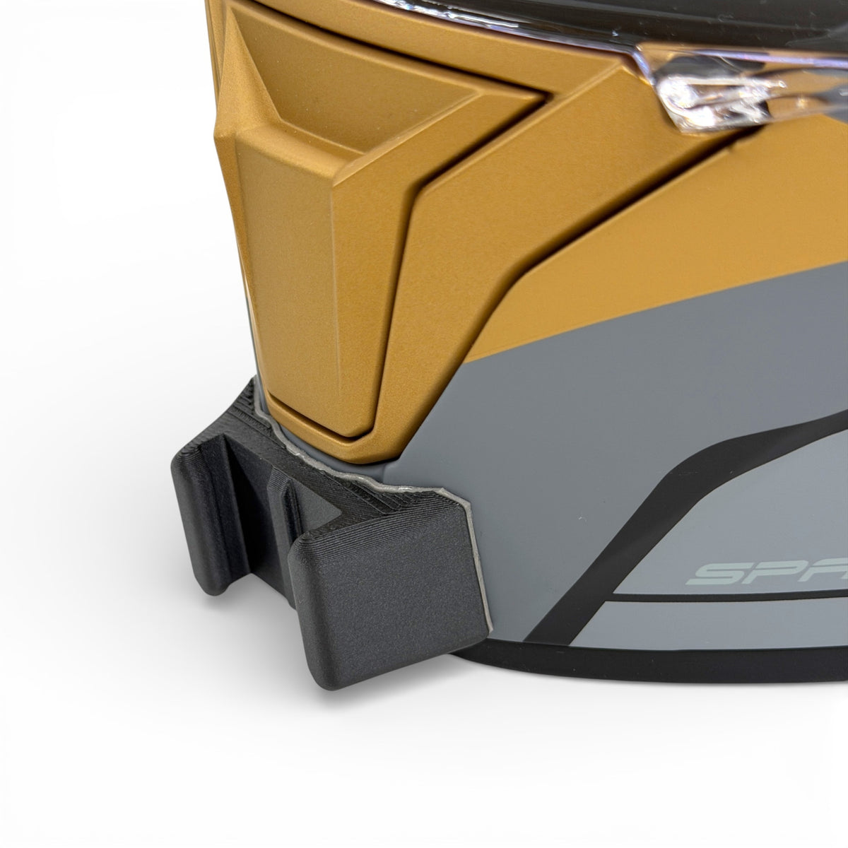 Soporte mentonera GoPro e Insta360 para casco Airoh Spark 2 - vista 2