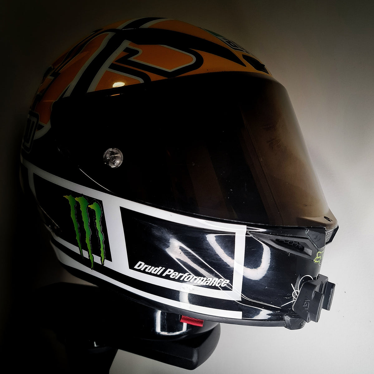 Soporte mentonera GoPro e Insta360 para casco AGV Corsa R