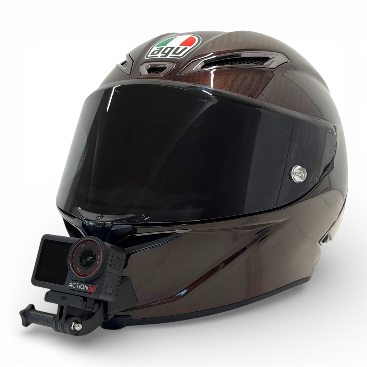 Soporte mentonera GoPro e Insta360 para casco AGV Pista