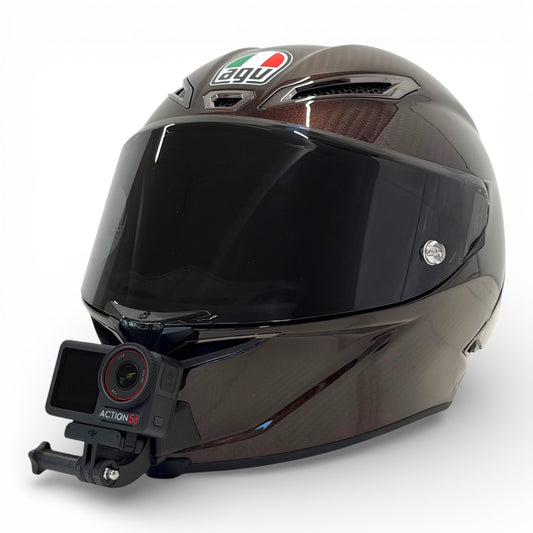 Soporte Insta360 y GoPro para Casco AGV Pista