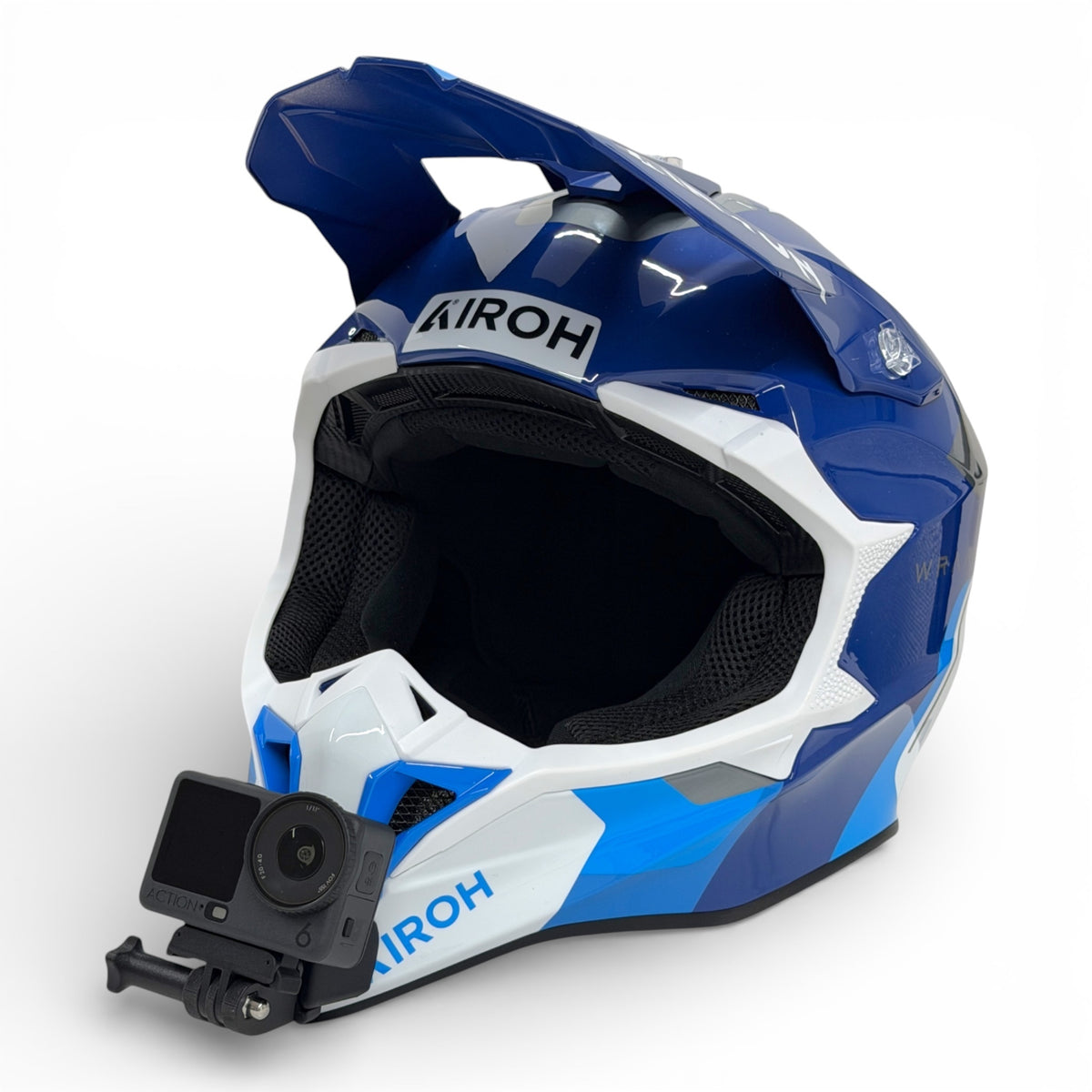 Soporte mentonera GoPro e Insta360 para casco Airoh Wraaap