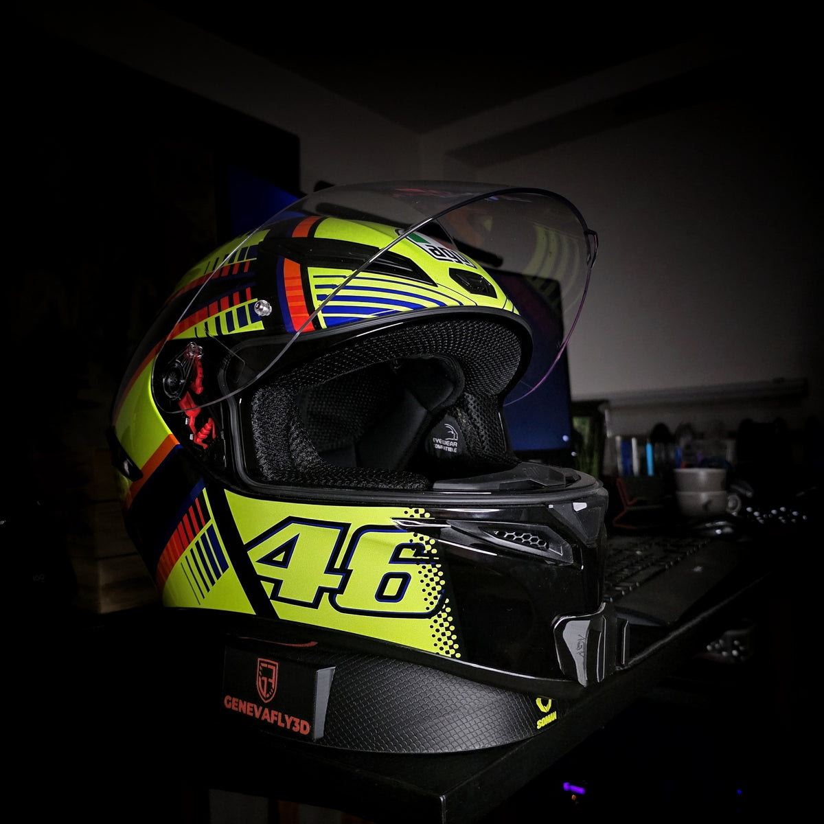 Soporte mentonera GoPro e Insta360 para casco AGV K1 S