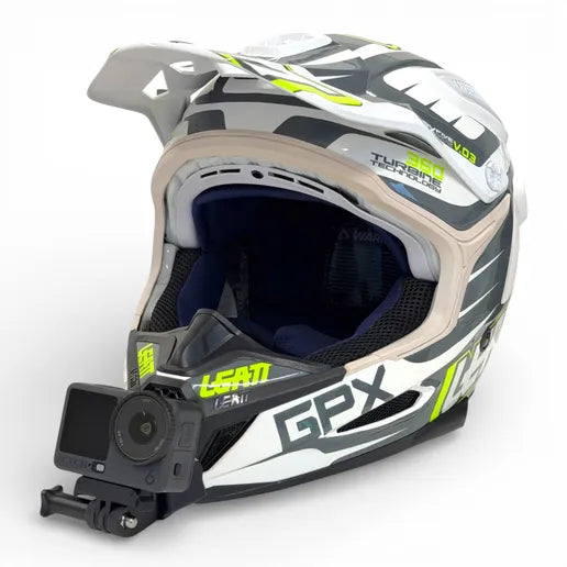 Soporte mentonera GoPro e Insta360 para casco Leatt GPX 5.5