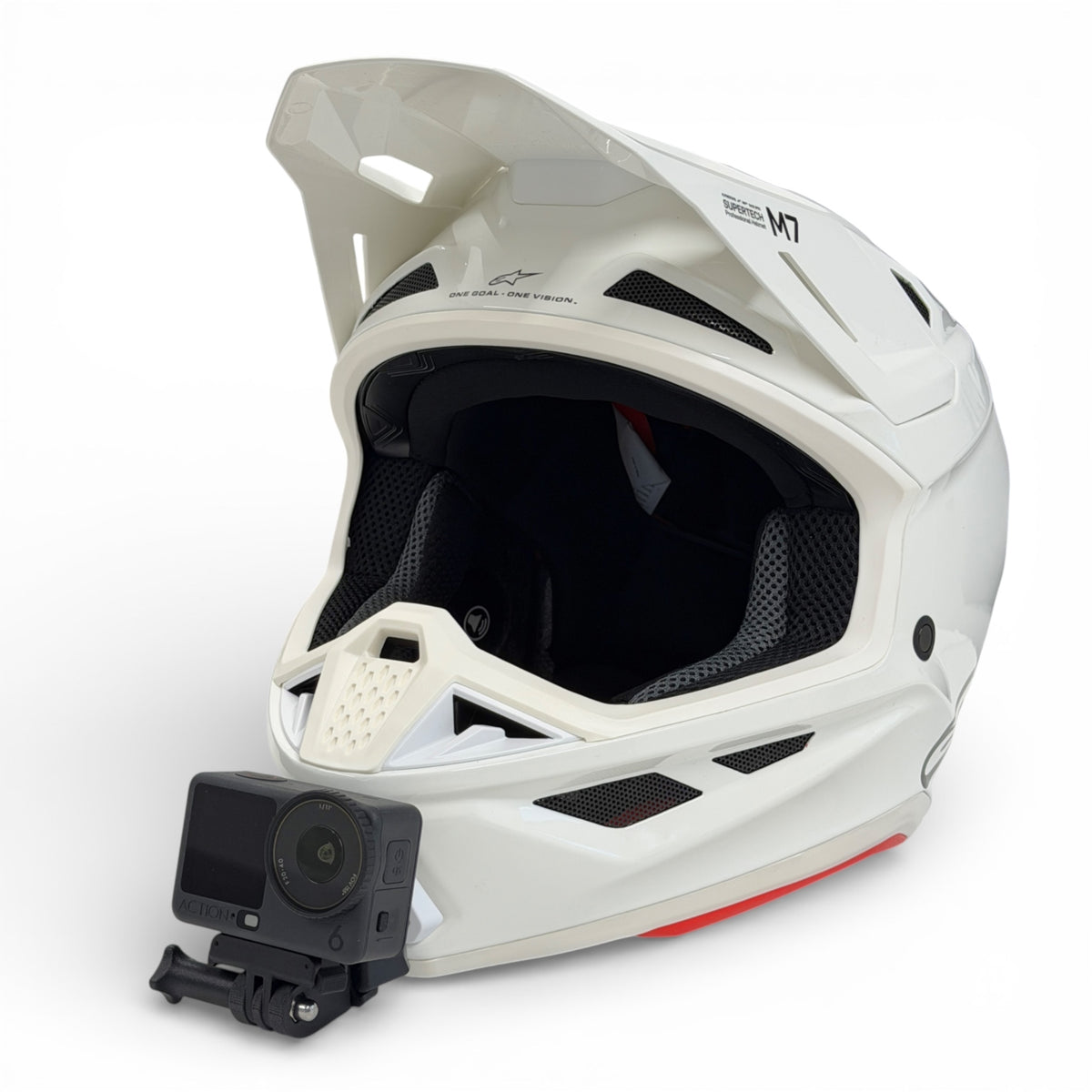 Soporte mentonera GoPro e Insta360 para casco Alpinestars SM7