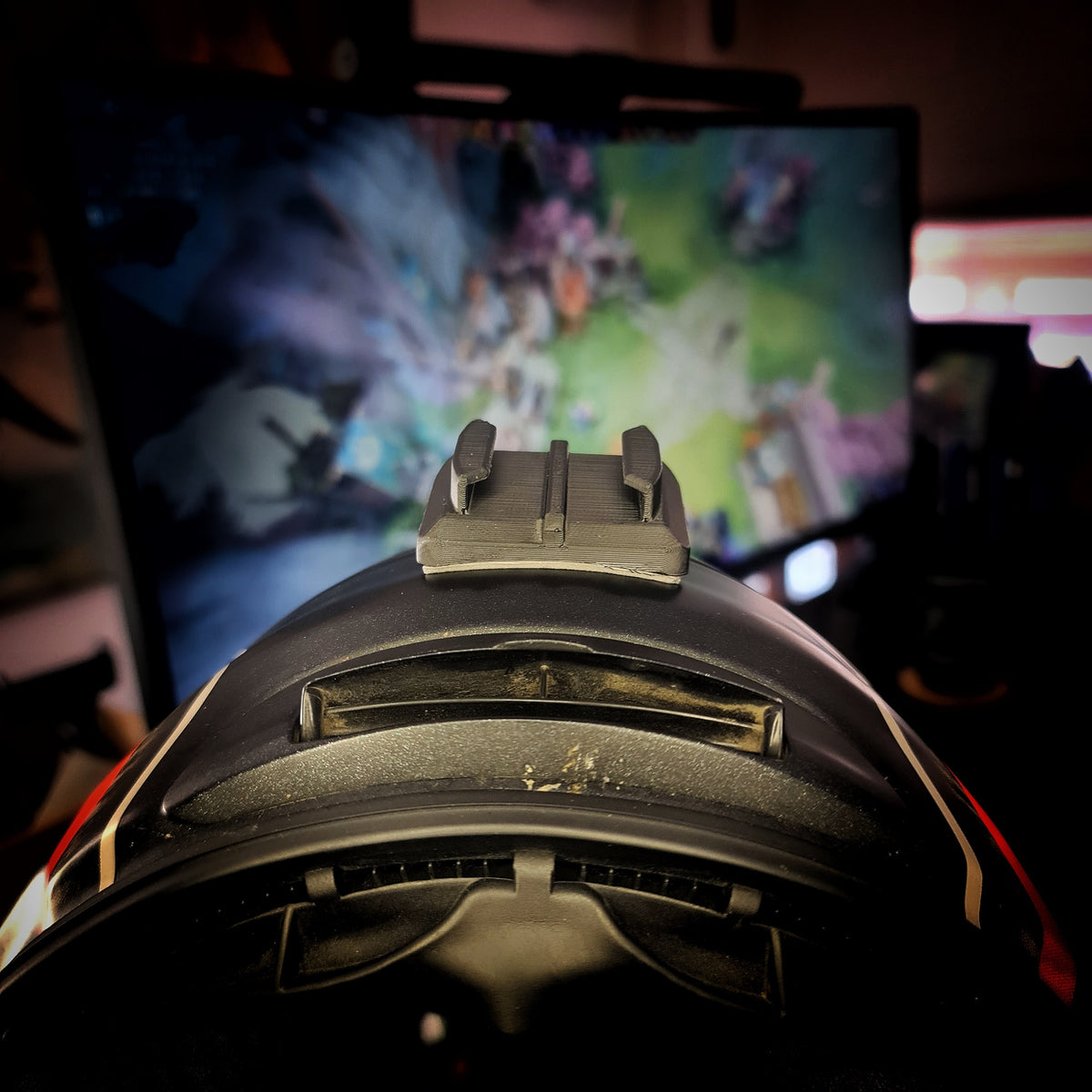 Soporte mentonera GoPro e Insta360 para casco Arai Quantum ST - vista 3
