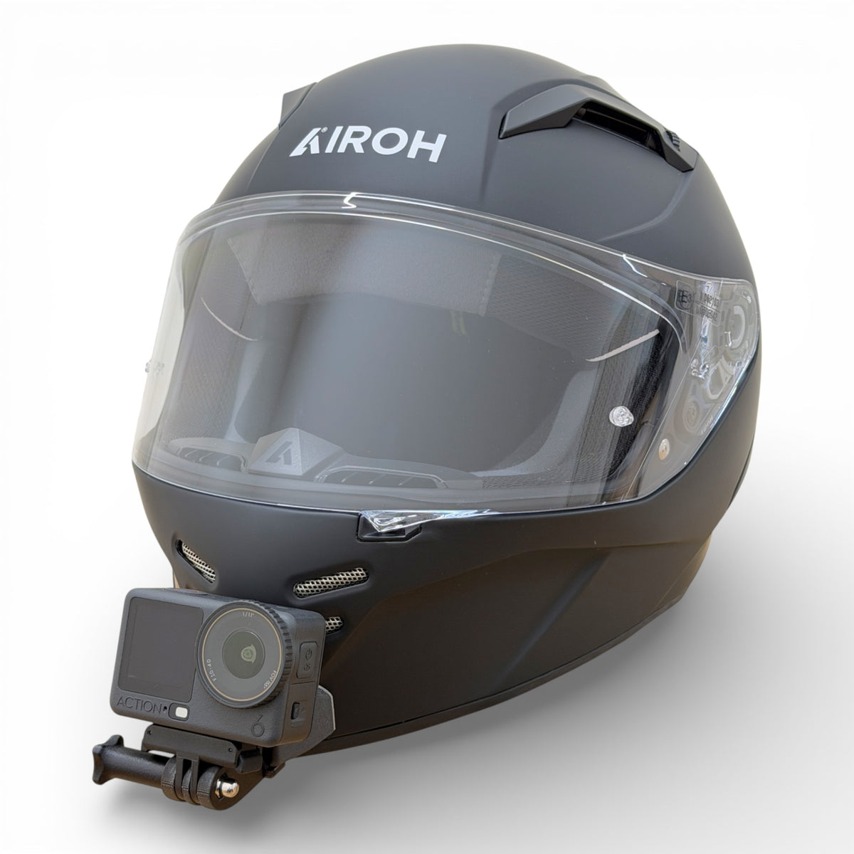 Soporte mentonera GoPro e Insta360 para casco Airoh Connor