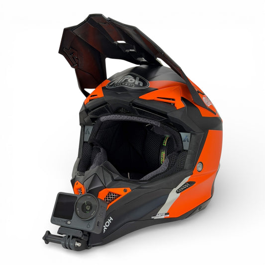 Soporte mentonera GoPro e Insta360 para casco Airoh Aviator 3