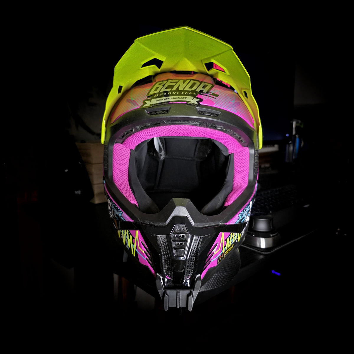 Soporte mentonera GoPro e Insta360 para casco LS2 MX708 Fast II