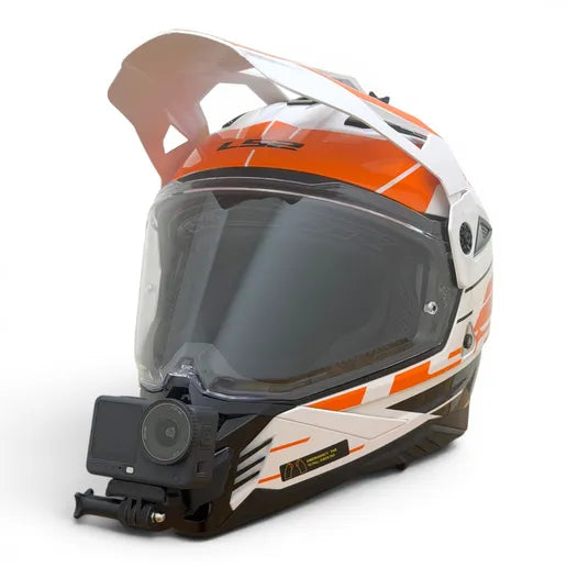 Soporte mentonera GoPro e Insta360 para casco LS2 MX702 Pioneer II