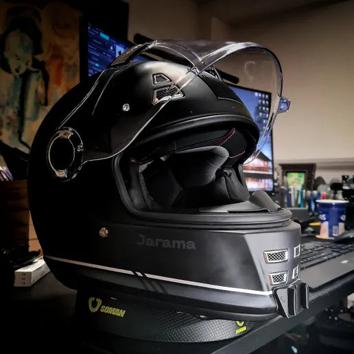 Soporte mentonera GoPro e Insta360 para casco MT Jarama