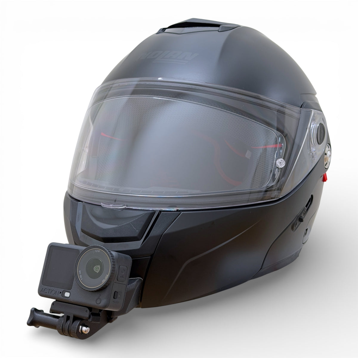 Soporte mentonera GoPro e Insta360 para casco Nolan N90-2