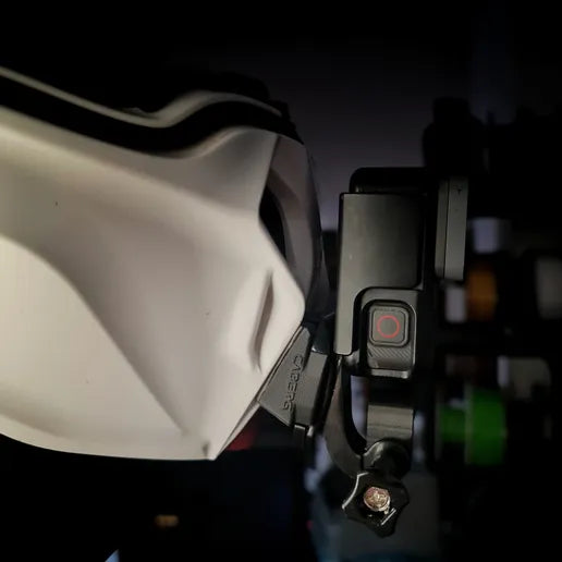 Soporte mentonera GoPro e Insta360 para casco Caberg Duke Evo - vista 2