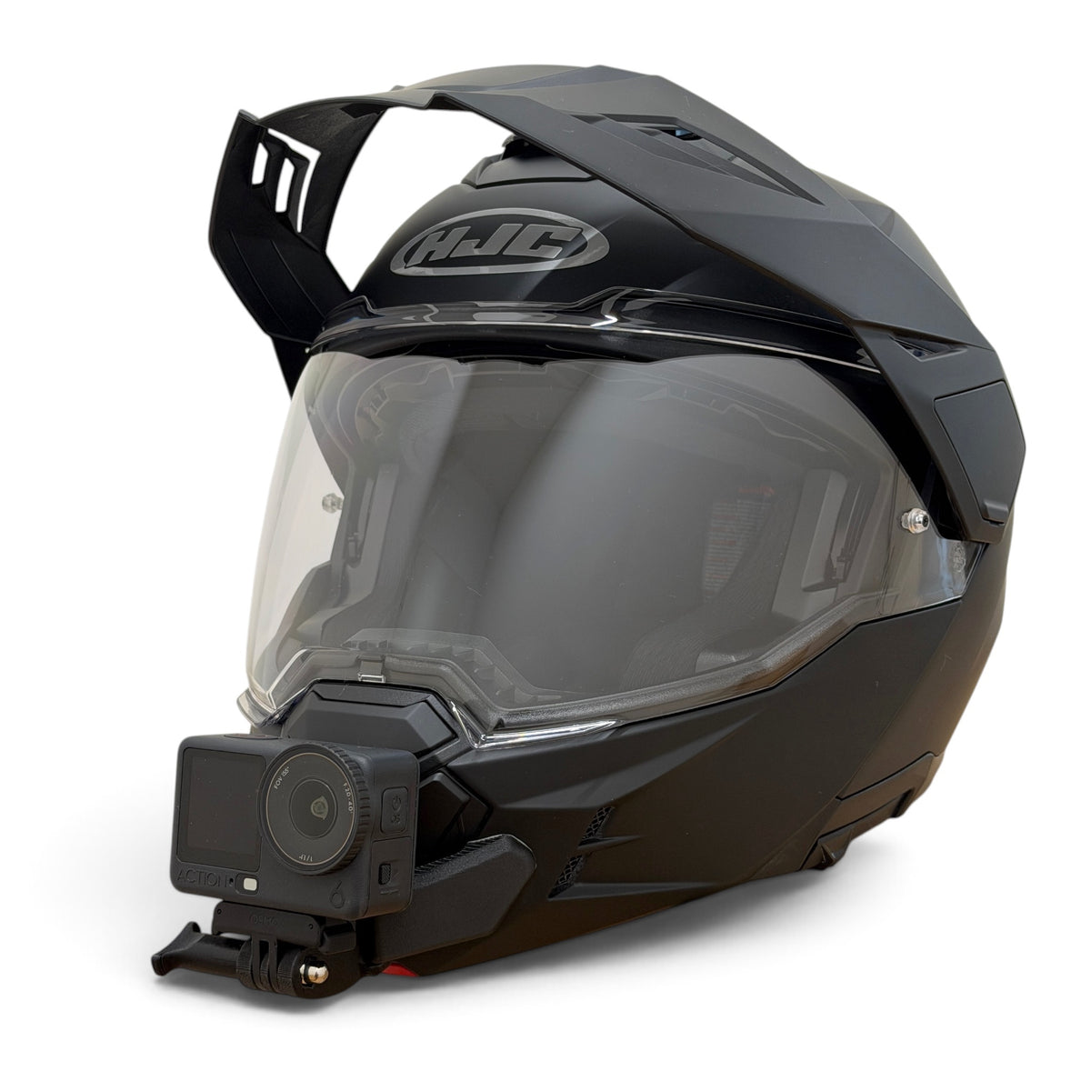 Soporte mentonera GoPro e Insta360 para casco HJC i80