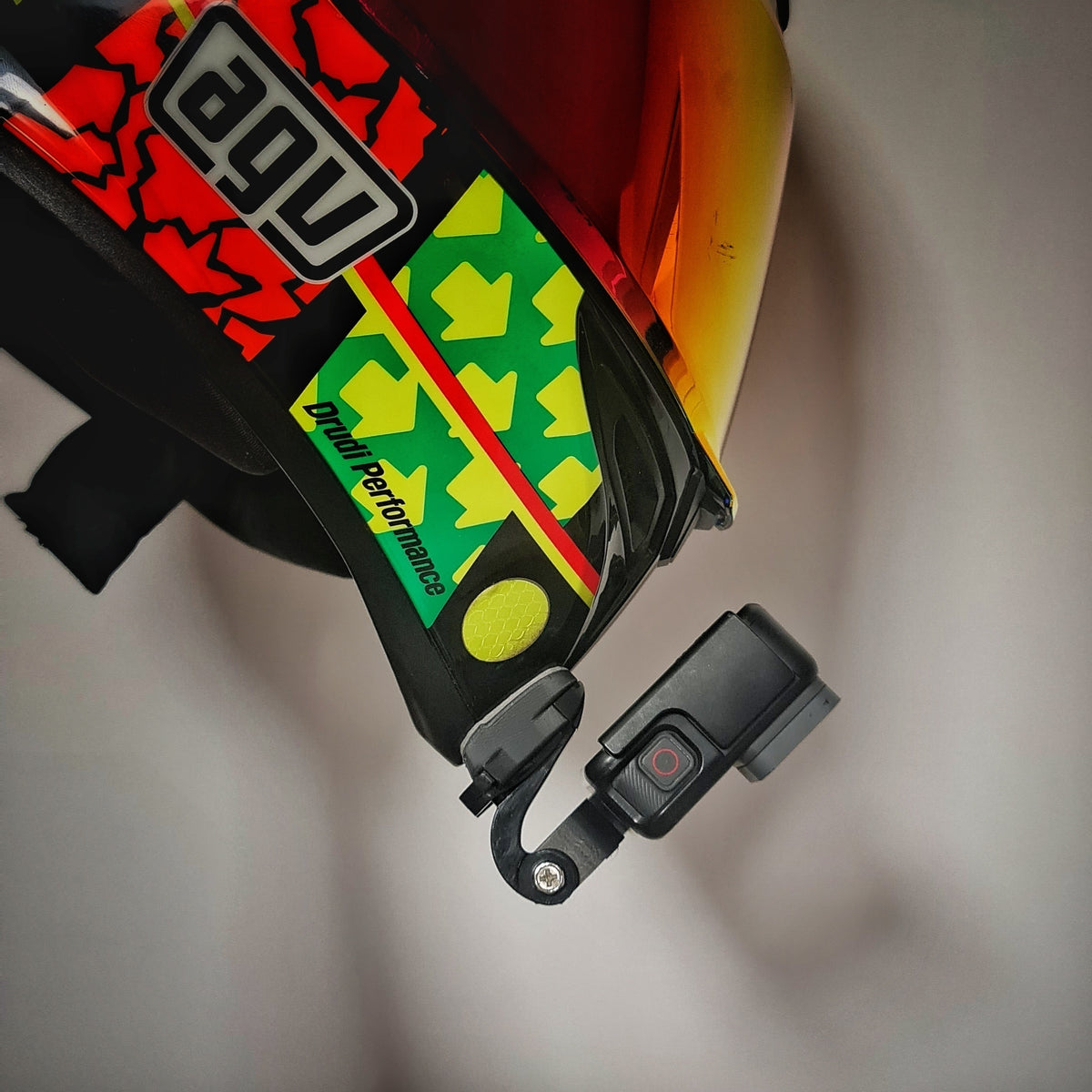 Soporte mentonera GoPro e Insta360 para casco AGV K3 SV
