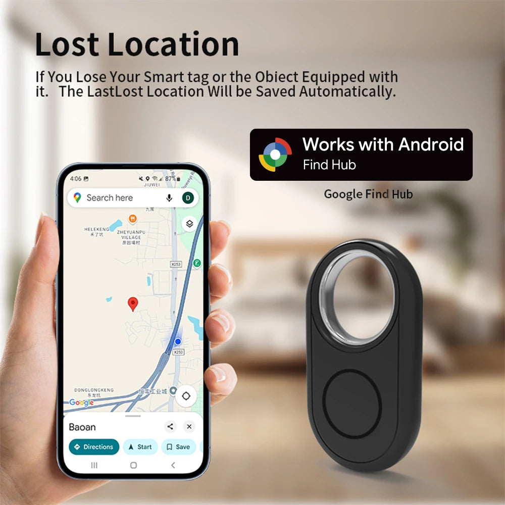Smart tag con rastreador