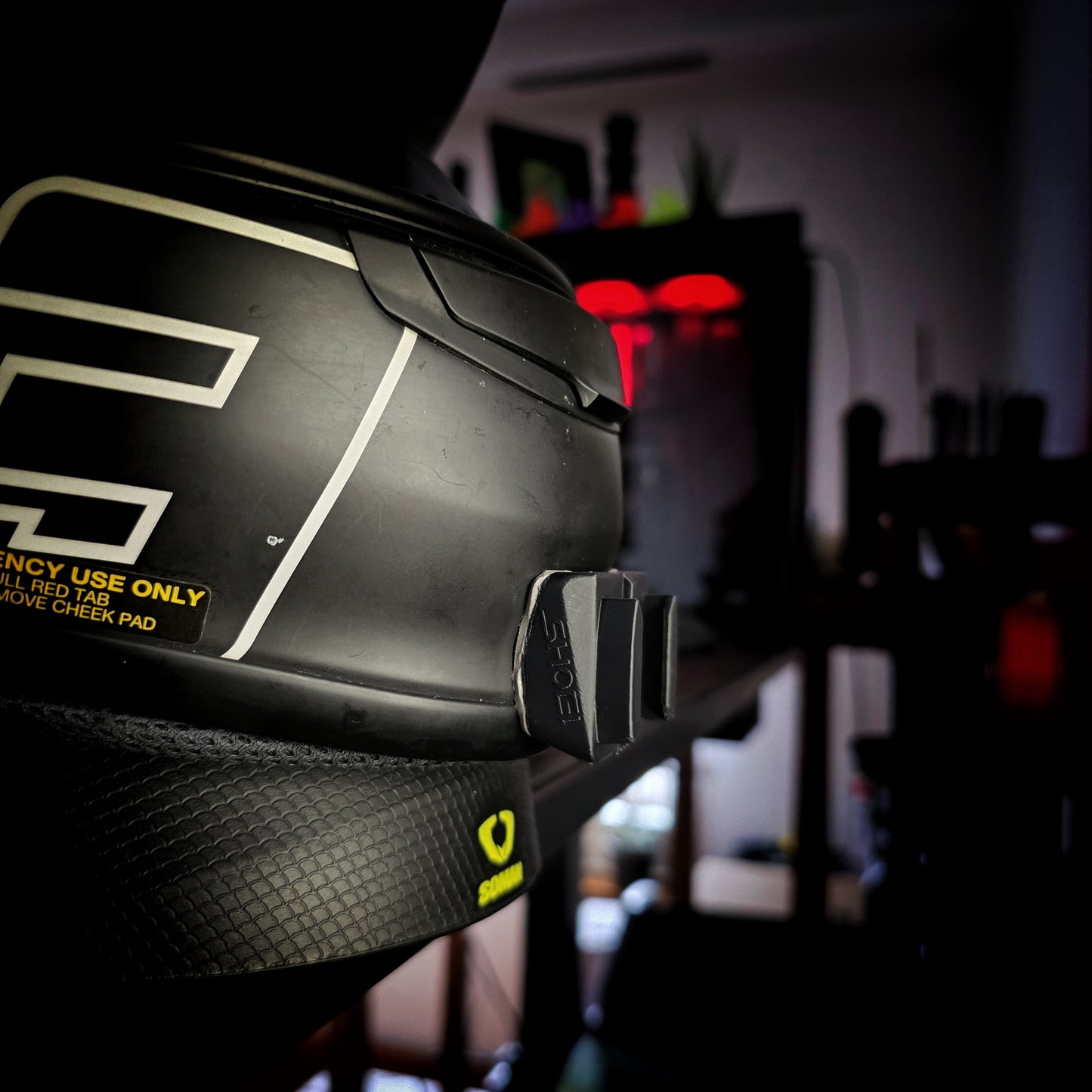Soporte Insta360 y GoPro para Casco Shoei NXR
