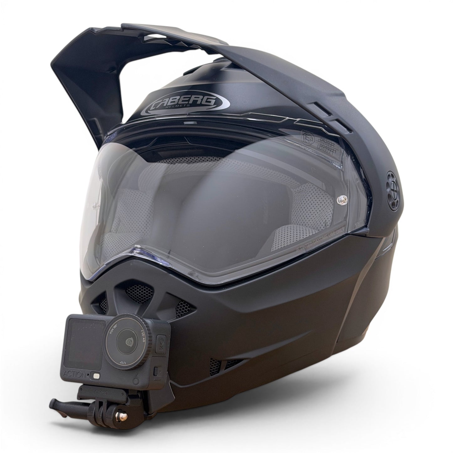 Soporte Insta360 y GoPro para Casco Caberg Tourmax X