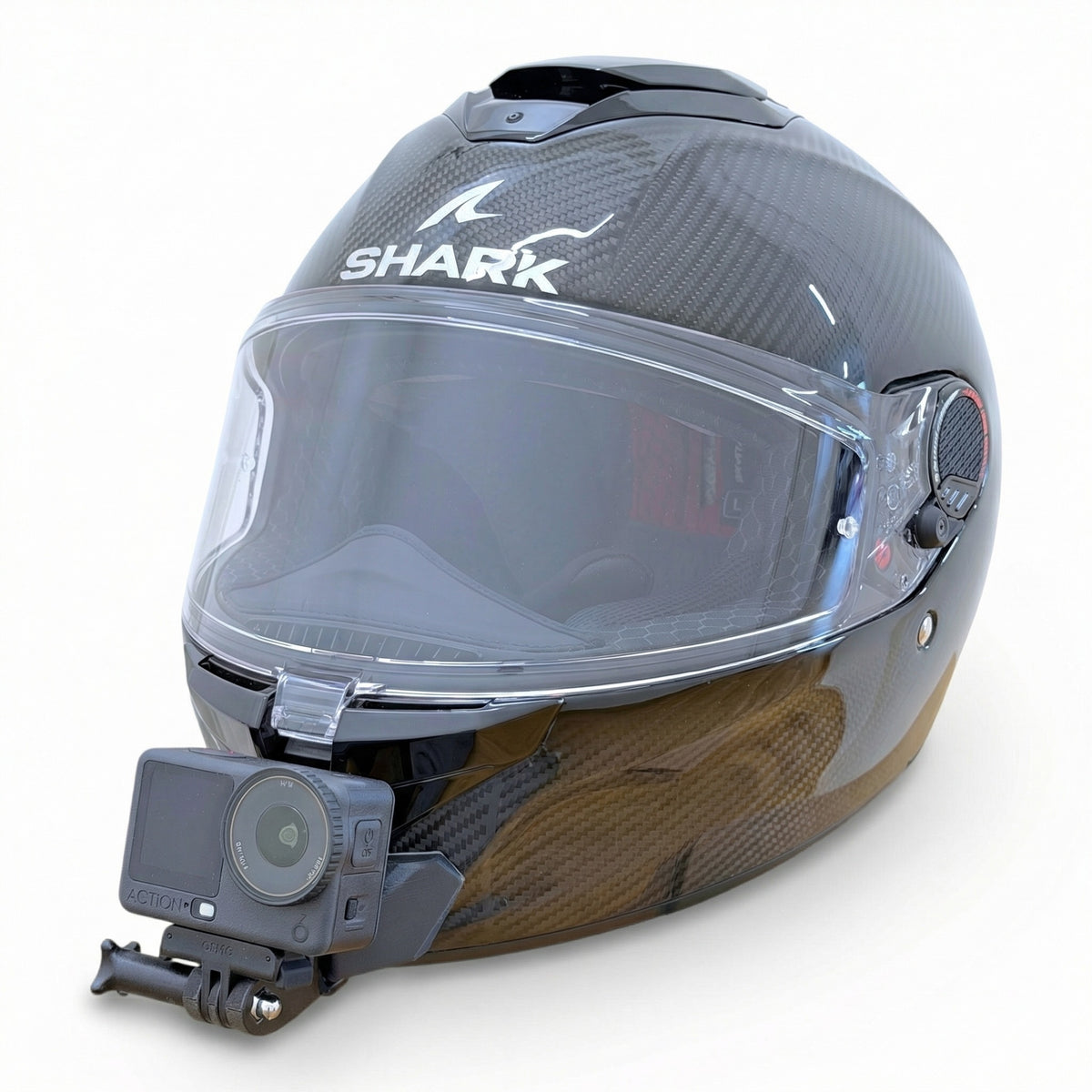 Soporte mentonera GoPro e Insta360 para casco Shark Spartan GT Pro