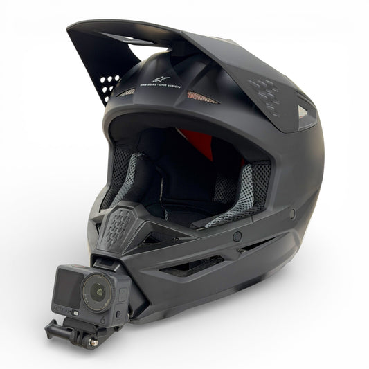 Soporte mentonera GoPro e Insta360 para casco Alpinestars SM3