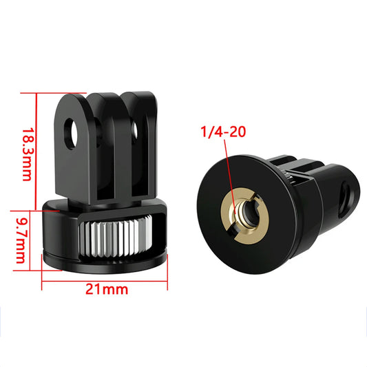 Adaptador de Aluminio para Clavija — Compatible GoPro e Insta360