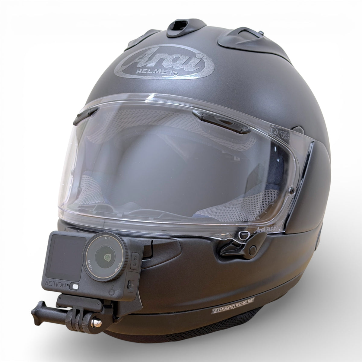 Soporte mentonera GoPro e Insta360 para casco Arai RX-7V Evo