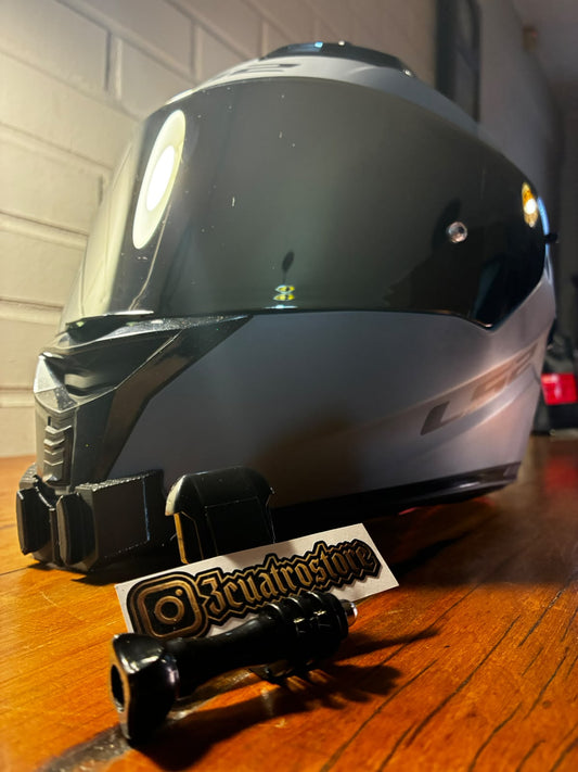 Soporte custom para casco LS2 Fusion de cámara deportiva